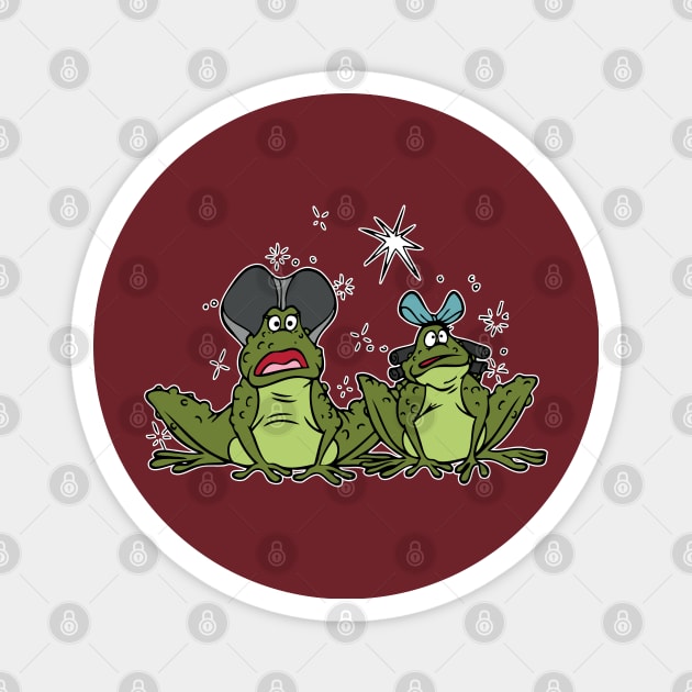 Tremaine Frogs Magnet by old_school_designs